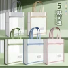 Double-layer mesh subject classification bag, transparent portable tote bag, special student examination materials organization file bag Specification image